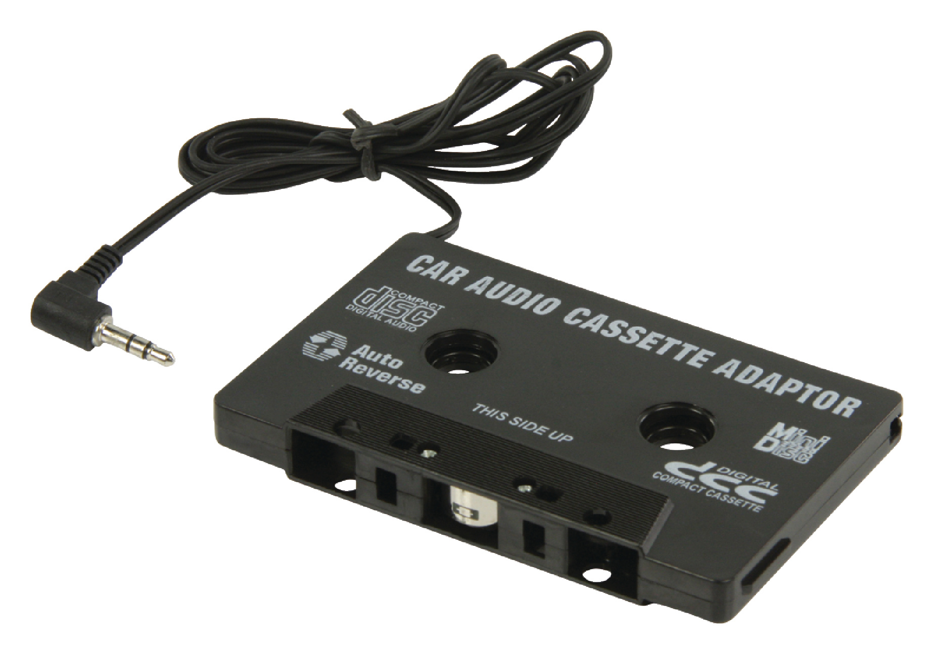 Auto cassette adapter met 3,5mm Jack connector / zwart