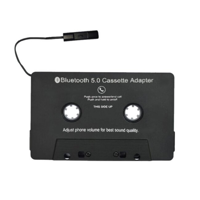 Bluetooth auto cassette adapter / zwart