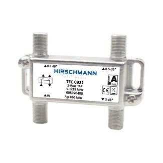 Hirschmann Hirschmann multitap TFC0921 met 2 uitgangen - 8,5 dB / 5-1218 MHz