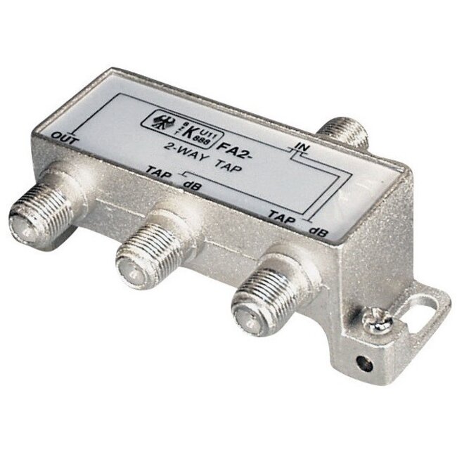 Multitap met 2 uitgangen - 8,5 dB / 5-1000 MHz