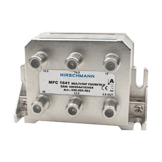 Hirschmann Hirschmann multitap MFC1641 met 4 uitgangen / 5-1218 MHz