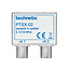 Technetix TV splitter PTSX-02 met 2 uitgangen - 3,8 dB / 5-1218 MHz