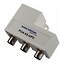 Braun Telecom TV splitter POA 03-UPC met 3 uitgangen - 6 dB / 5-2000 MHz (Horizon Box)