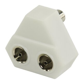 Nedis Radio splitter met 2 uitgangen (plastic)