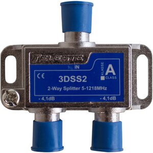 Hirschmann splitter 3DSS2 met 2 uitgangen / 4,1 dB / 5-1218 MHz