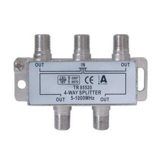 S-Impuls F splitter met 4 uitgangen / 5-1000 MHz