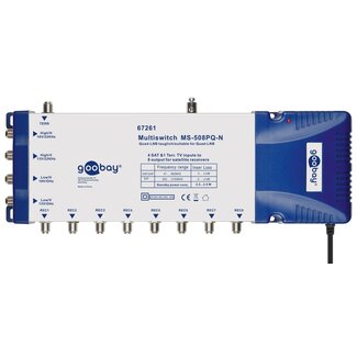 Goobay Goobay Multiswitch met 5 ingangen en 8 uitgangen