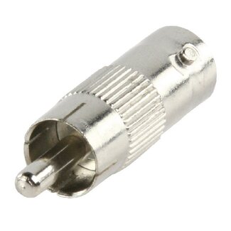 S-Impuls BNC (v) - Tulp RCA (m) adapter