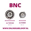 BNC (v) - TNC (m) adapter | 50 Ohm