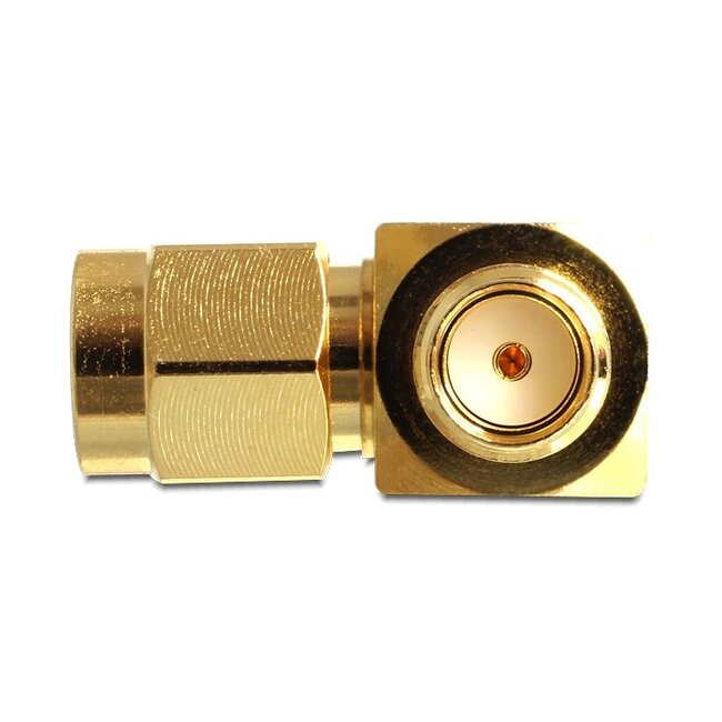 SMA (m) - 2x SMA (v) T-adapter / 50 Ohm
