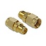 RP-SMA (m) - SMA (v) adapter - 50 Ohm / 10 GHz