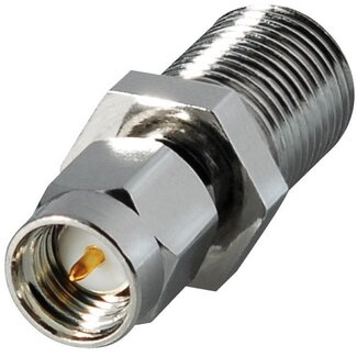 Transmedia SMA (m) - F (v) adapter - 50 Ohm