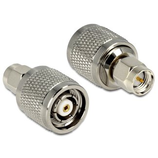 DeLOCK SMA (m) - RP-TNC (m) adapter - 50 Ohm