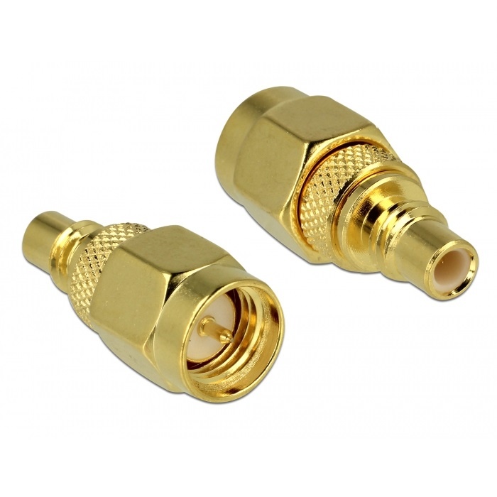 DeLOCK 65854. Aansluiting type: SMA, Aansluiting 1: SMC, Aansluiting 2: SMA. Diepte: 22 mm. Aantal per verpakking: 1 stuk(s)