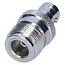 N (v) - BNC (v) adapter - 50 Ohm