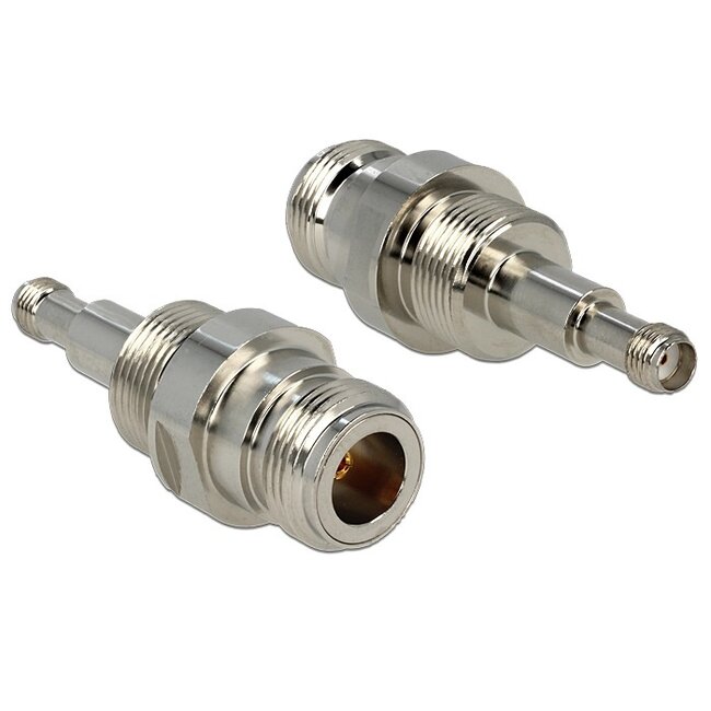 N (v) - SMA (v) inbouw adapter - 50 Ohm