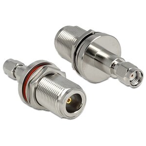 N (v) - RP-SMA (m) inbouw adapter / 50 Ohm