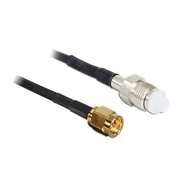 SMA (m) - FME (v) adapter - RG-174 / 50 Ohm - 0,20 meter