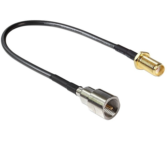 Delock - SMA Buchse zum Einbau - FME Stecker 200 mm
