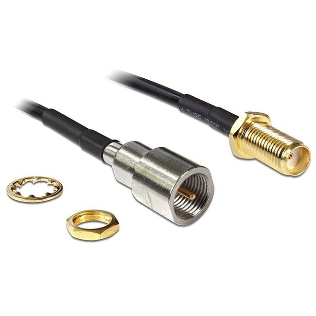 FME (m) - SMA (v) adapter - RG-174 / 50 Ohm - 0,20 meter