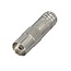 Coax IEC (v) krimp connector - metaal / recht