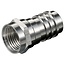 Krimp F-connector voor 6-7 mm kabel / recht