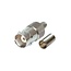 BNC (v) krimp connector voor RG59 kabel - 75 Ohm / recht