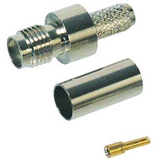 BKL SMA (v) krimp connector - RG-174