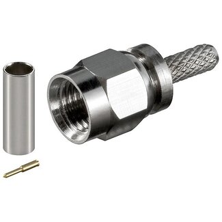 BKL SMA (m) krimp connector - RG-58