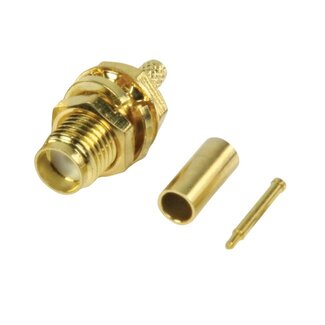 OKS RP-SMA (v) krimp connector - RG-174