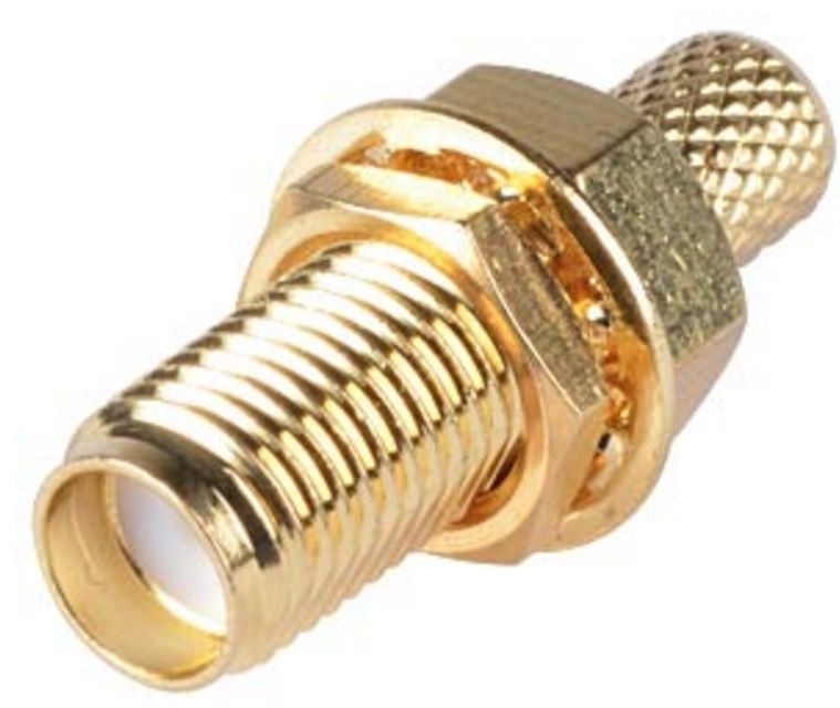 RP-SMA (v) krimp inbouw connector - Belden H155