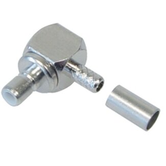 MaxTrack SMB (v) haakse krimp connector voor RG-174