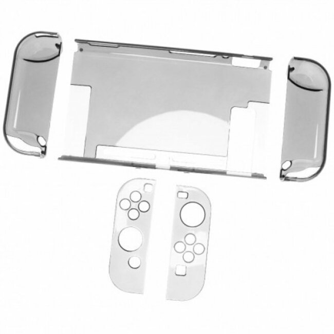 Beschermcover voor Nintendo Switch / donker/transparant