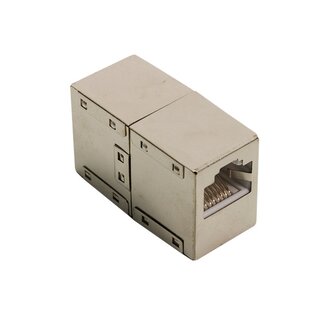 Goobay STP CAT5e RJ45 (v) - RJ45 (v) crossover netwerkadapter / grijs