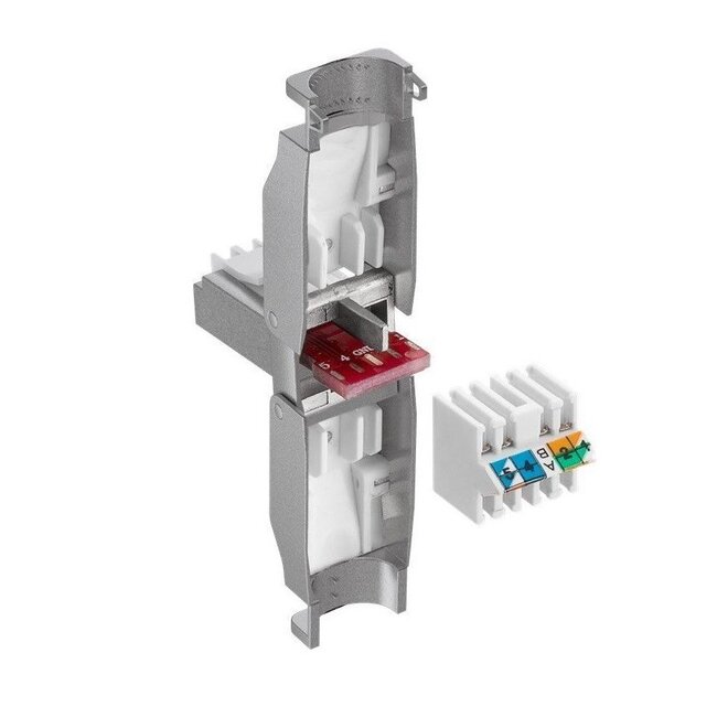 RJ45 toolless connector voor F/UTP / S/FTP CAT6 netwerkkabel - per stuk