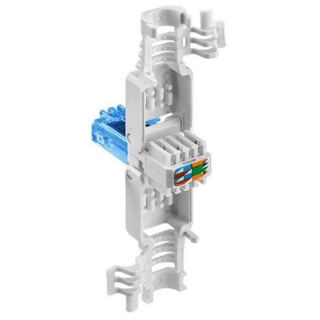 RJ45 toolless connector voor U/UTP CAT6a netwerkkabel - per stuk