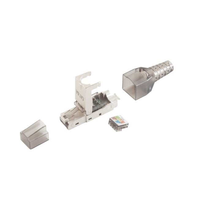 RJ45 toolless connector voor F/UTP / S/FTP CAT6a netwerkkabel - per stuk