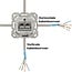 Premium CAT6 Gigabit netwerk inbouw wandcontactdoos met afdekplaat en 2 RJ45 poorten - afgeschermd / blauw