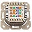 CAT6a Gigabit netwerk inbouw wandcontactdoos met afdekplaat en 2 RJ45 poorten - afgeschermd - horizontale doorvoer / wit