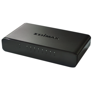 Edimax Edimax ES-3308P Fast Ethernet Switch met 8 poorten / zwart