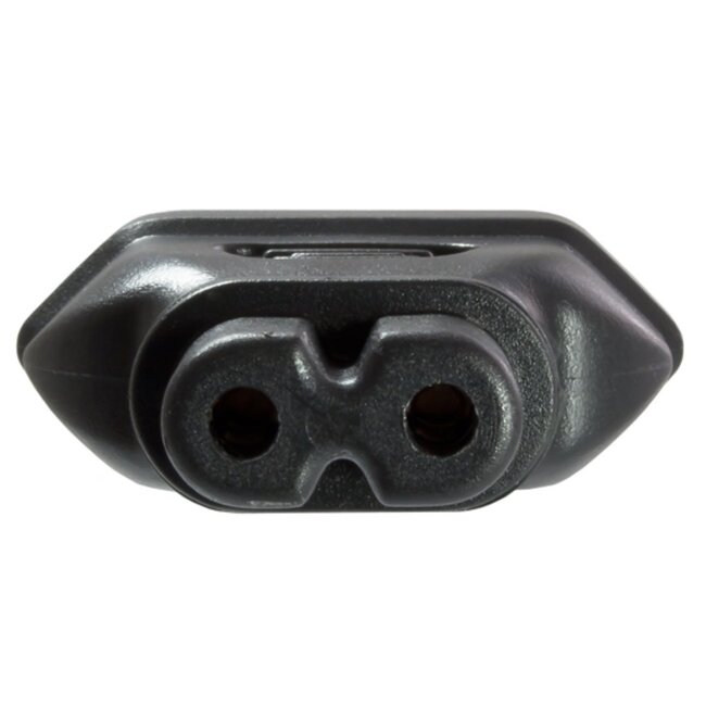 C7 - CEE 7/16 stroomadapter / zwart