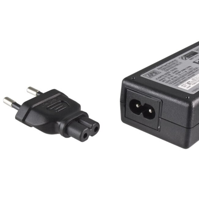 C7 - CEE 7/16 stroomadapter / zwart