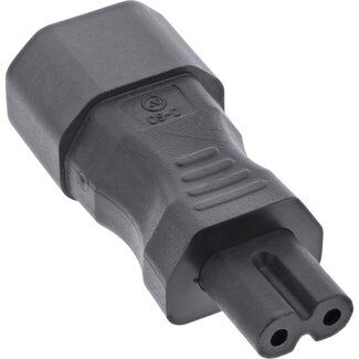 DINIC C7 - C14 stroomadapter / zwart