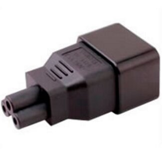 E&T Powercables C5 - C20 voeding adapter / zwart
