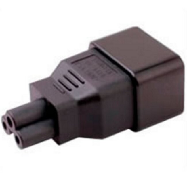 C5 - C20 voeding adapter / zwart