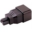 C5 - C20 voeding adapter / zwart