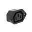 C13 inbouw apparaatconnector - 10A / zwart