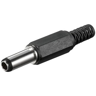 Goobay Soldeerbare mannelijke DC connector 2,5mm x 5,5mm - 14mm