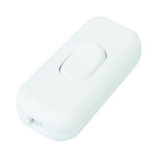 MaxTrack Snoerschakelaar voor niet-geaarde stroomkabel / wit