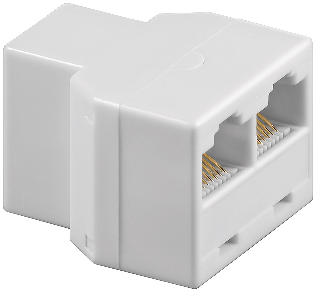 93056 (10 Stück) - Adapter RJ45 8(8) / 2x RJ45 8(8) 93056